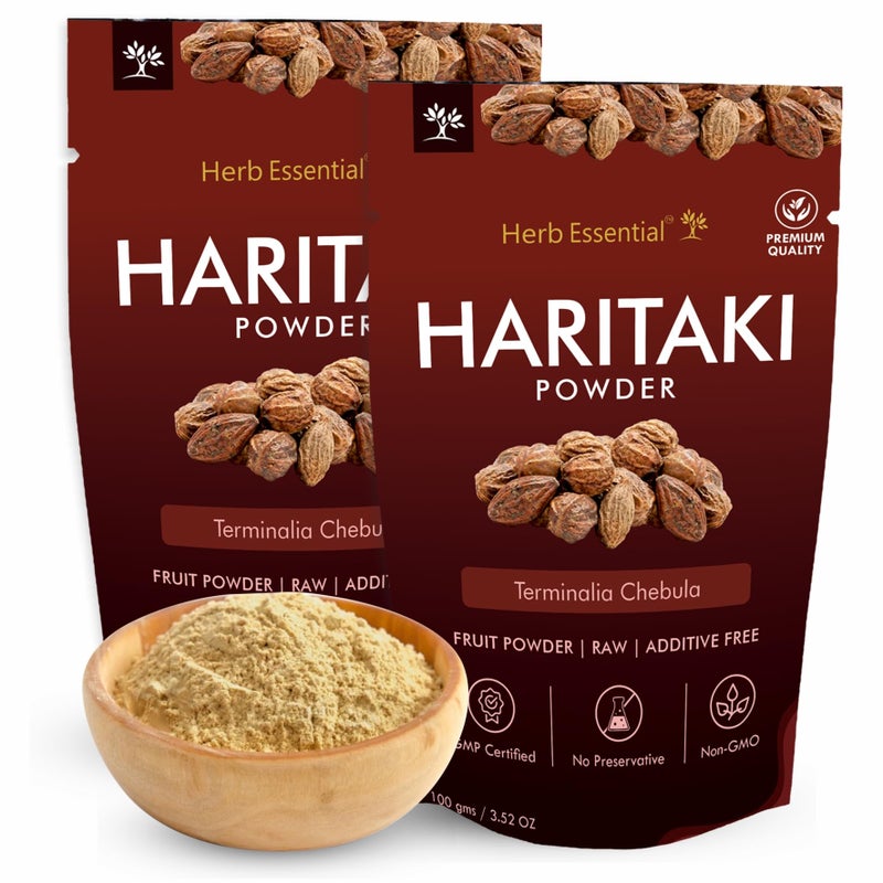 Herb Essential Haritaki Powder 200g - Pack of 2 (100g Each) | Ayurvedic Gut Detox, Digestive Health & Immunity Support | Natural Herbal Supplement for Wellness - Image 5