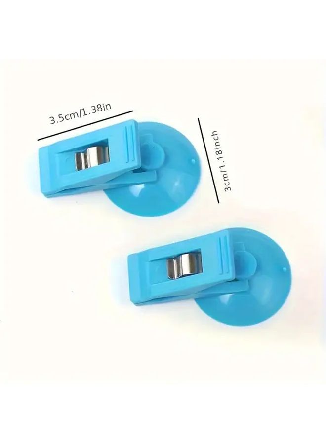 2pcs Black Portable Car Suction Cup Holder Detachable Window Mount For Sunshade Tickets Car Interior Accessories Secure Grip Design Easy Installation Vehicle Organization Modern Accessory Sturdy Construction - Image 2