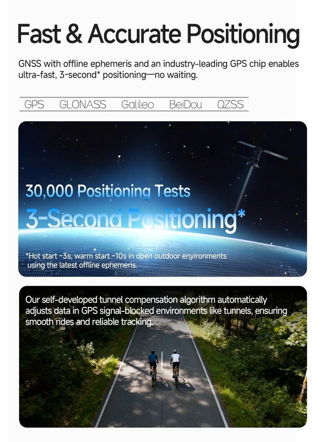 iGPSPORT BSC100MAX GPS Bike Computer, 3'' Screen Auto Start/Stop Custom Data 40H Waterproof Bicycle Computer Wireless - Image 3