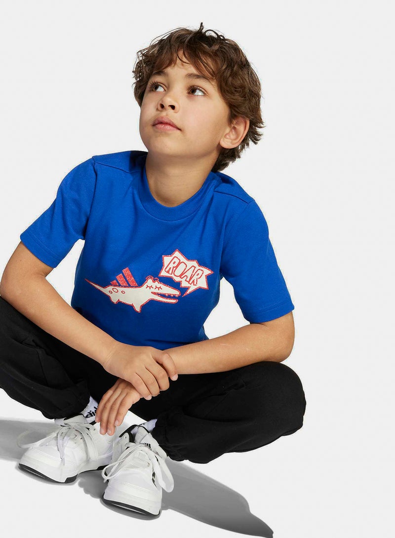 Adidas Adiraptor Graphic T-Shirt Kids - Image 4