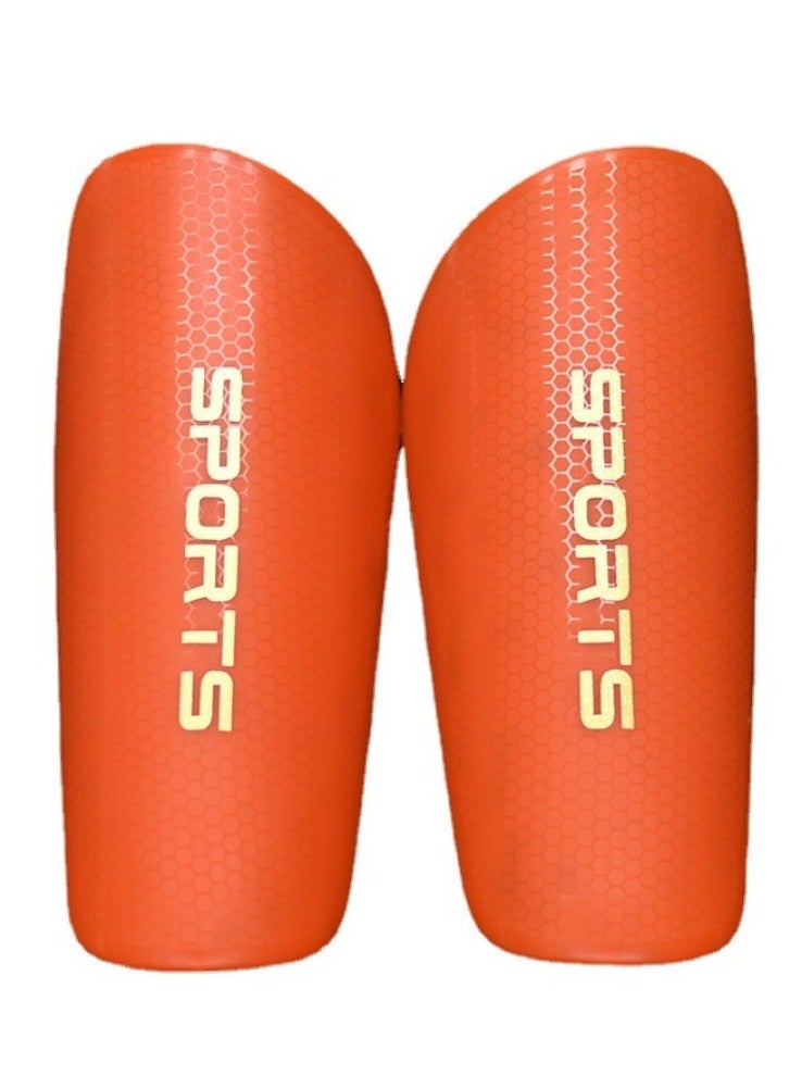 RATSAW Soccer Shin Guards for Kids Youth Adults Protective Soccer Equipment Orange - Image 4