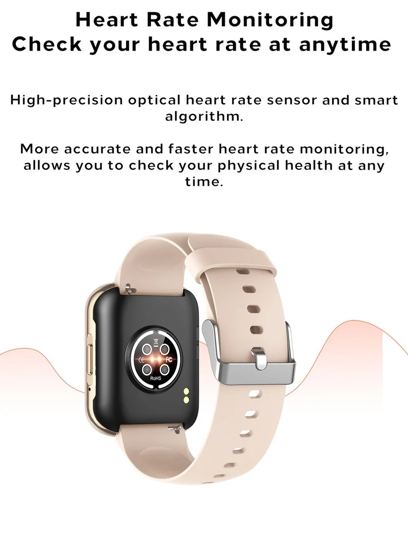 Ginger Smart Watch With Second Strap Gift Set