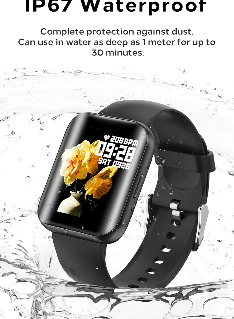Ginger Smart Watch With Second Strap Gift Set