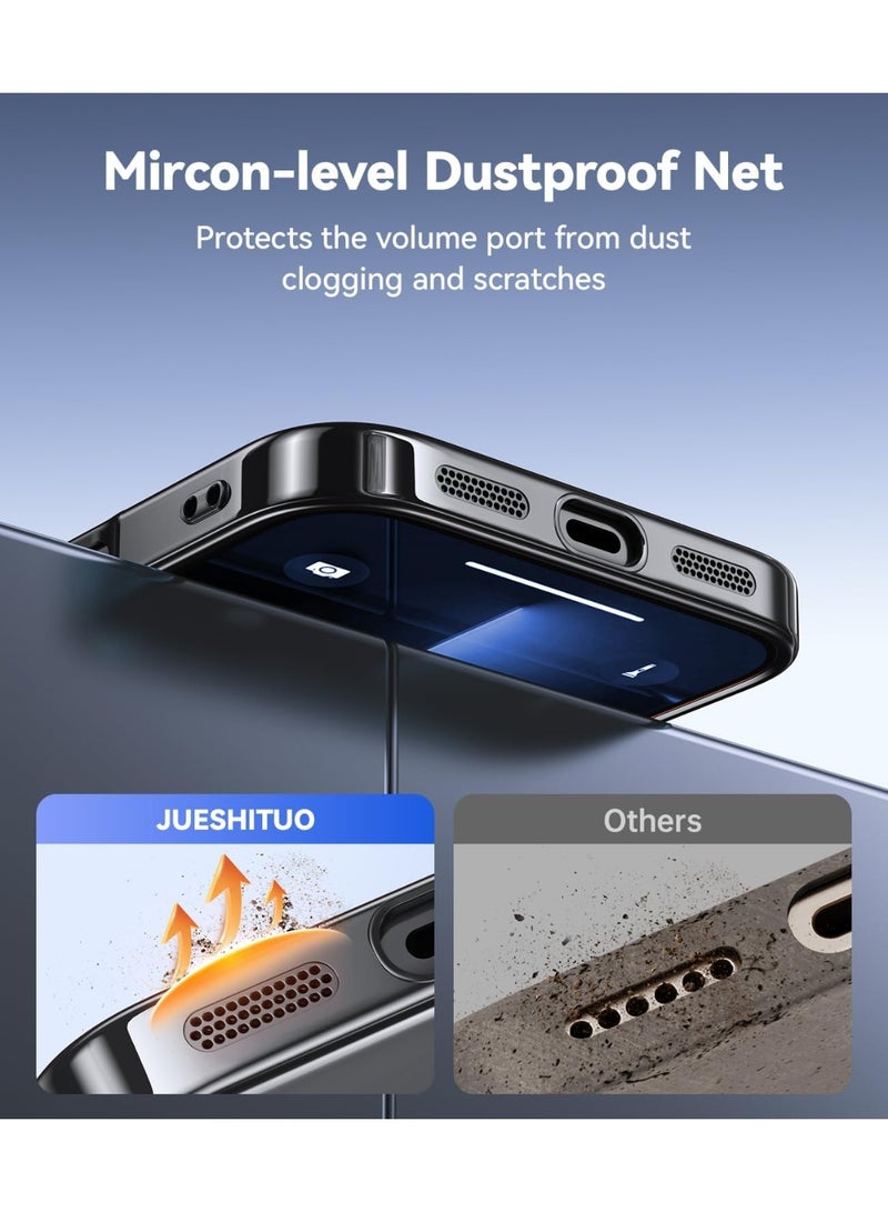 MUDISO iPhone 17 Pro Case Compatible with Magsafe Camera Lens Protection Cover with Full HD 9D Tempered Glass For iPhone 17 Pro Anti-Yellowing Drop Protection Cover for iPhone 17 Pro 6.3-inch - Image 5