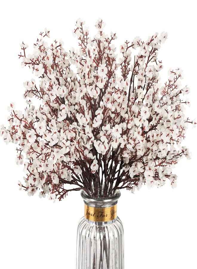 HIAGROW Babys Breath Artificial Flowers, 8 Bundles White Real Touch Fake Flowers Silk Flowers Bulk for Vase Home Office Wedding Spring Indoor Outdoor Centerpiece Table Party Decorations - Image 1