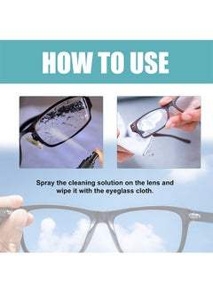 JUE-FISH Spectacle Lens Cleaning And Maintenance Spray 100ml, Glasses, Mobile Phones And Electronic Screens, Optical Surfaces, Safe Professional-grade Formula  - Image 4
