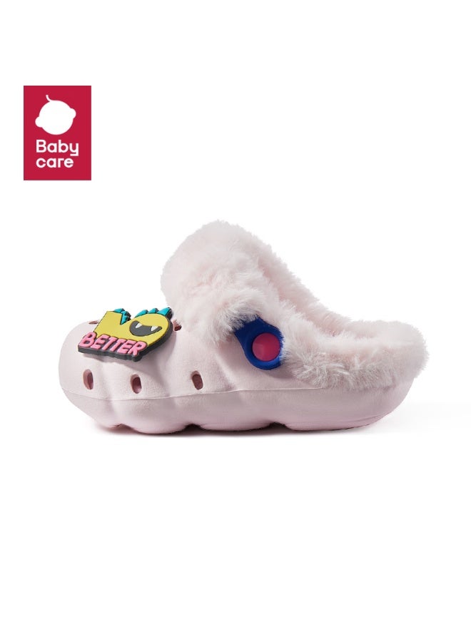 Babycare Children'S Perforated Shoes, Spring And Summer Beach, Kids' Home Non-Slip Baby Slippers, Cloud Blue, Size 14