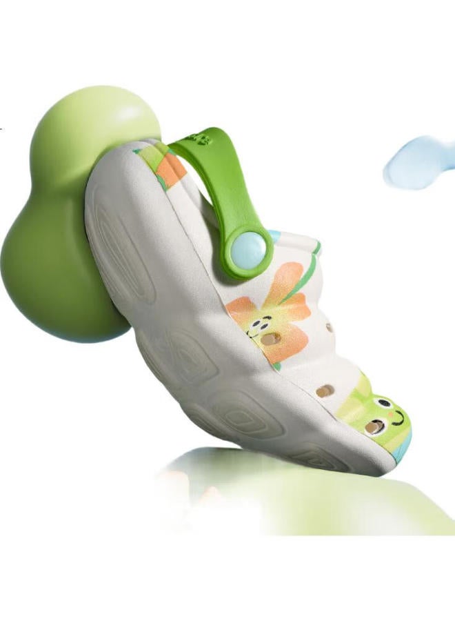 Babycare Children'S Perforated Shoes, Spring And Summer Beach, Kids' Home Non-Slip Baby Slippers, Cloud Blue, Size 14