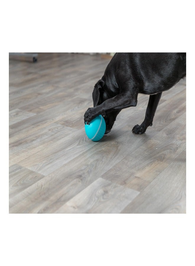 TRIXIE Snack Ball for Cats and Dogs, Interactive Treat Dispensing Toy Made of Durable Plastic, Engages Pets in Active Play and Controlled Snacking, Ideal for Training and Fun - 7.5 cm, Blue - Image 3