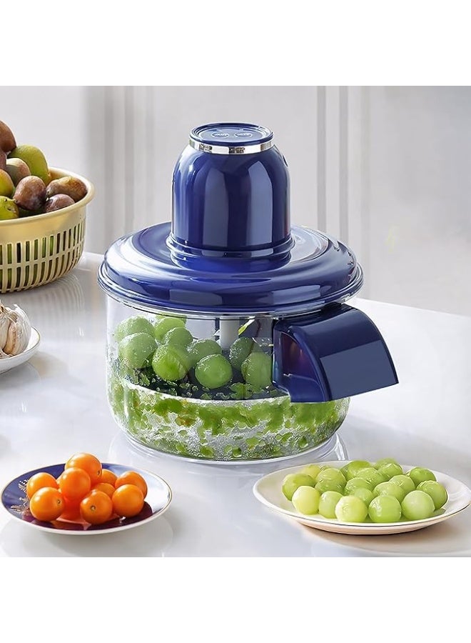 Vision Automatic Electric Fruit & Vegetable Peeler – 2025 Upgraded Rechargeable Skin Remover Machine for Grapes, Garlic, Tomatoes & Small Fruits | Fast & Safe Peeling Tool for Home & Commercial Use - Image 1