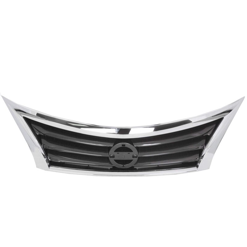 ALMULOO Upper Grille Compatible with 2013-2015 Nissan Altima Sedan Front Bumper Grill Insert Plastic(ABS) Replacement for NI1200250 623103TA0A - Image 1