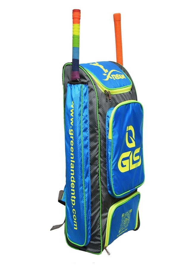 GLS Polyester Xtreme Sky Blue Color Duffle Cricket KIT Bag with Two BAT Compartment and Shoe Compartment - Image 5