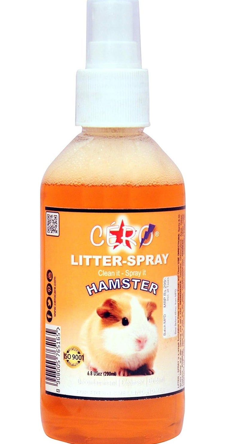 ® Hamster Litter Spray Decontaminant (200ml)