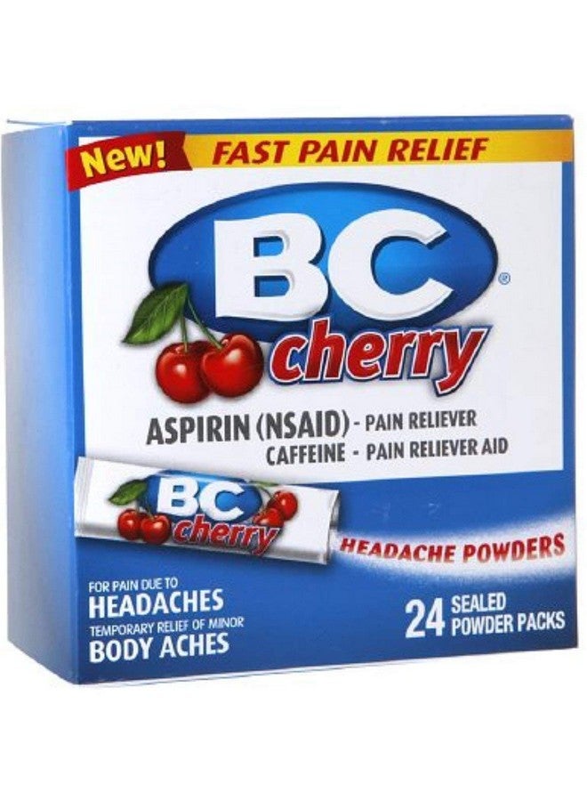 BC Headache Powders, Cherry 24 Ea (Pack Of 7)
