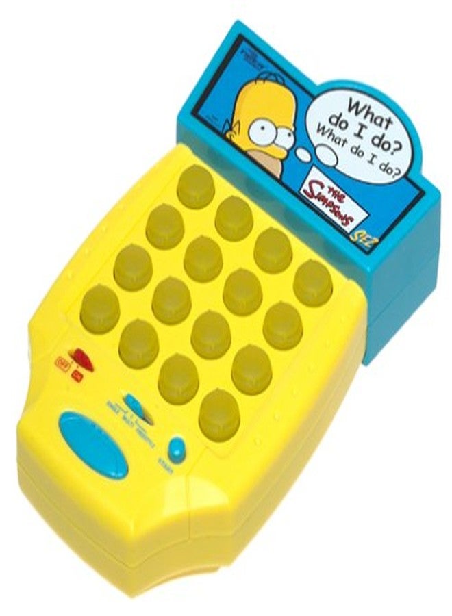 The Simpsons Sez Sound Matching Electronic Handheld Game (2003) - Image 3