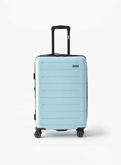 وايف Textured Hardcase Luggage Trolley Bag with Retractable Handle