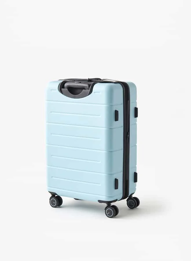 وايف Textured Hardcase Luggage Trolley Bag with Retractable Handle