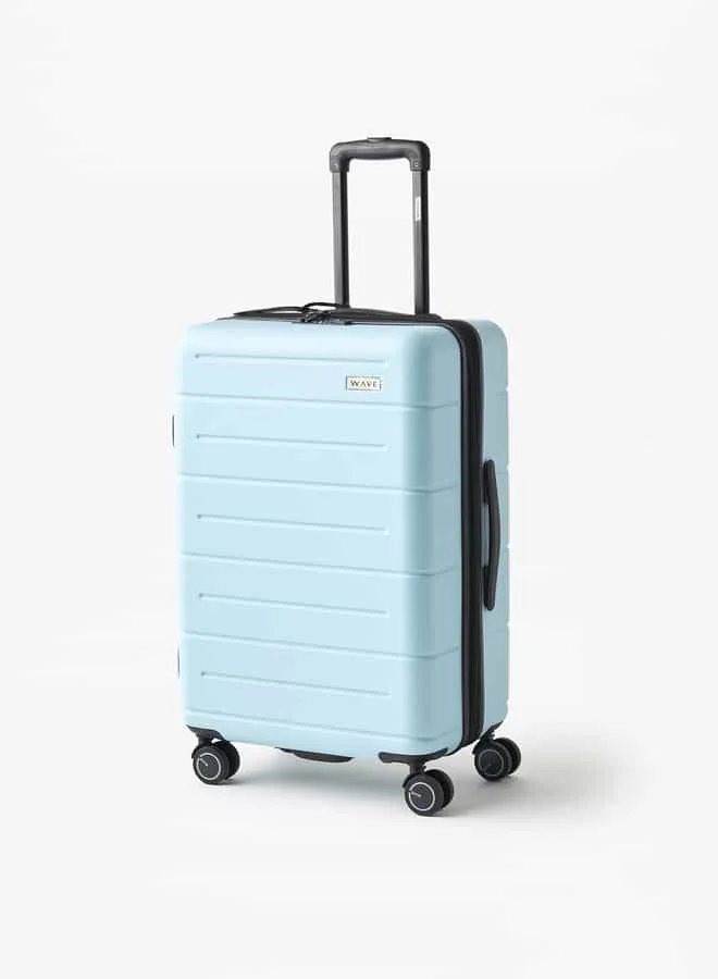 وايف Textured Hardcase Luggage Trolley Bag with Retractable Handle