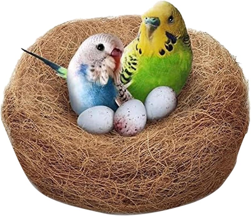 Smiling Pets Sterilized Natural Coconut Fiber for Bird Nest, Nesting Material for Comfortable Bedding in Nesting Box, Great for Nest Building and Hideouts (200gm) - Image 4