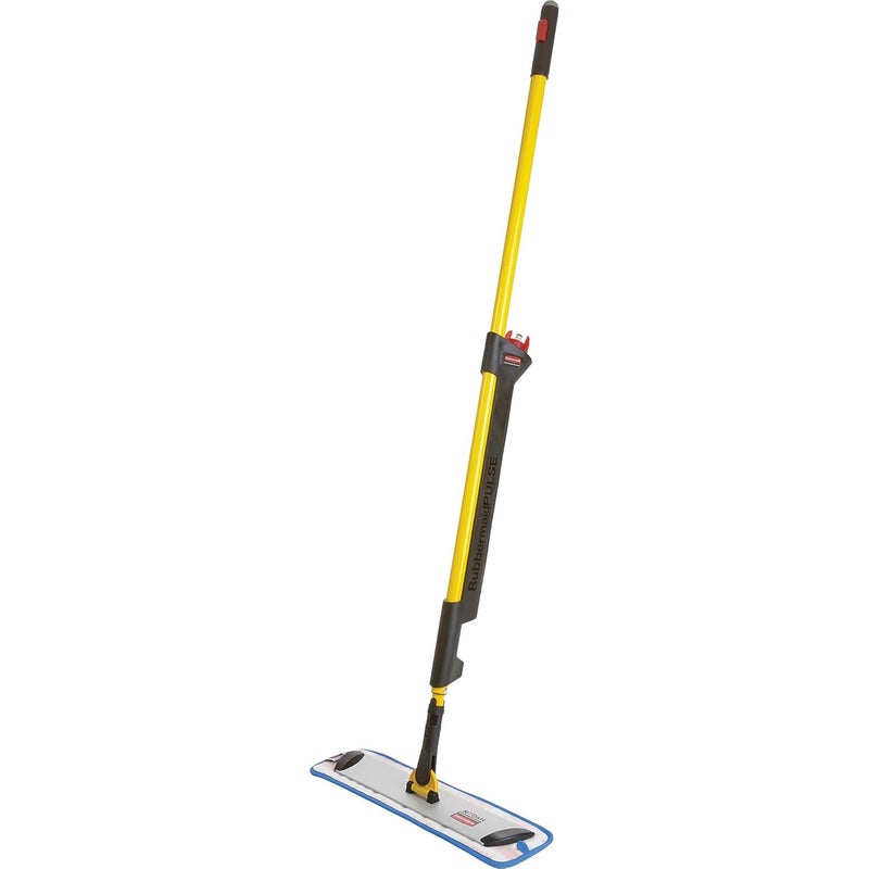 Rubbermaid Rubbermaid Commercial Products HYGEN Pulse Single Sided Microfiber Spray Mop Kit for HardwoodTileLaminated Floors Yellow Perfect for KitchenLobbyBathroom Cleaning  - Image 1