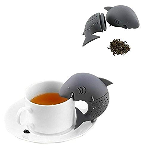 Kakeah Cute Animal Silicone Tea Filters Tea Infuser Unicorn Shark Squirrel Cat Owl Elephant Tea Strainer Steeper-Ideal Gift for Tea Lovers (6PCS1) - Image 4