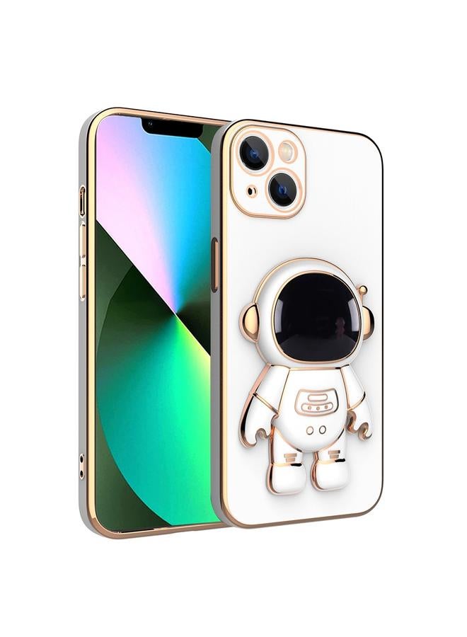 Zaboon Case For iPhone 13 Pro Max Plating Astronaut Holder Phone Case - Image 1