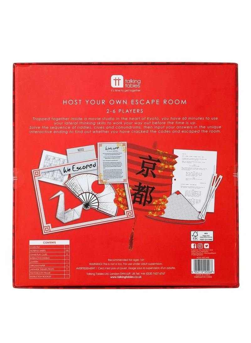 توكينج تيبلز Host Your Own - Escape Room