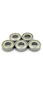 NewZoll 4x16x5 mm Miniature Deep Groove Ball Bearing Model Skateboard Bearings 634ZZ 634Z 80034 10 PCS Skateboard Bearings  - Image 4