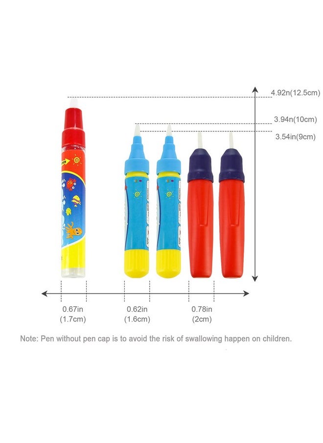 Coolplay Water Pens Doodle Replacement Pens For Drawing Mat Drawing Book Magic Pens Kids Pen Brushes - Pack Of 5  - Image 3