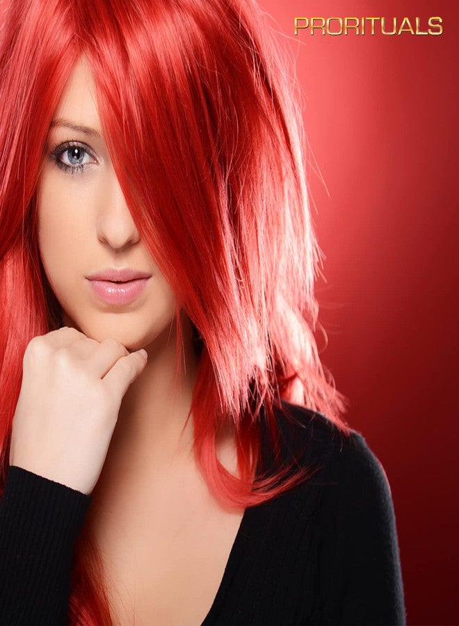 بروريتشالز بروريتشوالز برو بيجمنت 2.0 - صبغة شعر احترافية - صبغة شعر حمراء دائمة، لون نابض بالحياة - شعر ناعم كالحرير، أحمر، 4 أونصة - Image 4