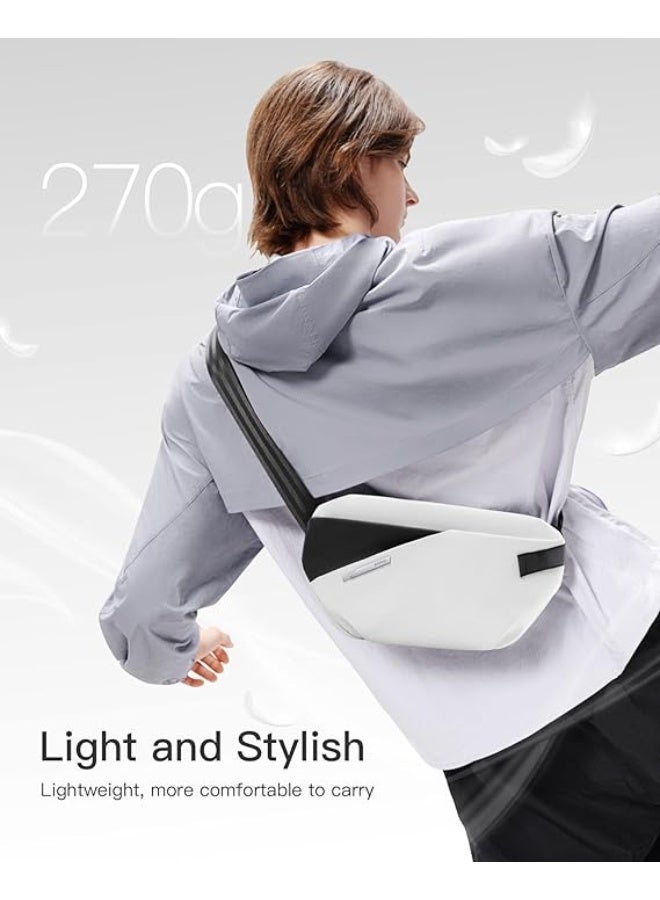 Inateck Lite Sling Bag Crossbody Chest Bag Water Resistant Travel Shoulder Bag for iPad Mini & Nintendo Switch Black - Image 3