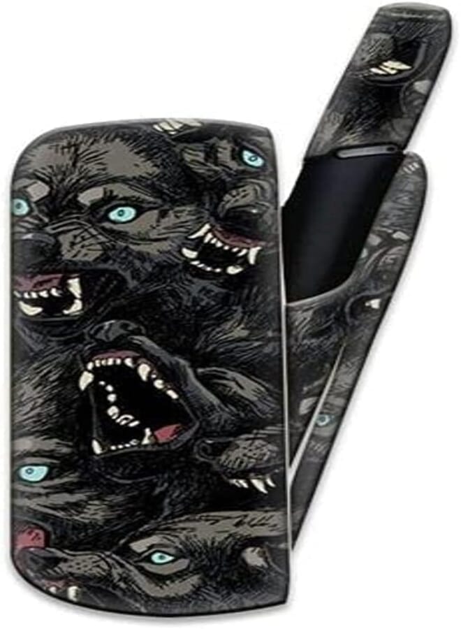 Ozo Skins Ruthless Wolf Sticker For Iqos (Black)