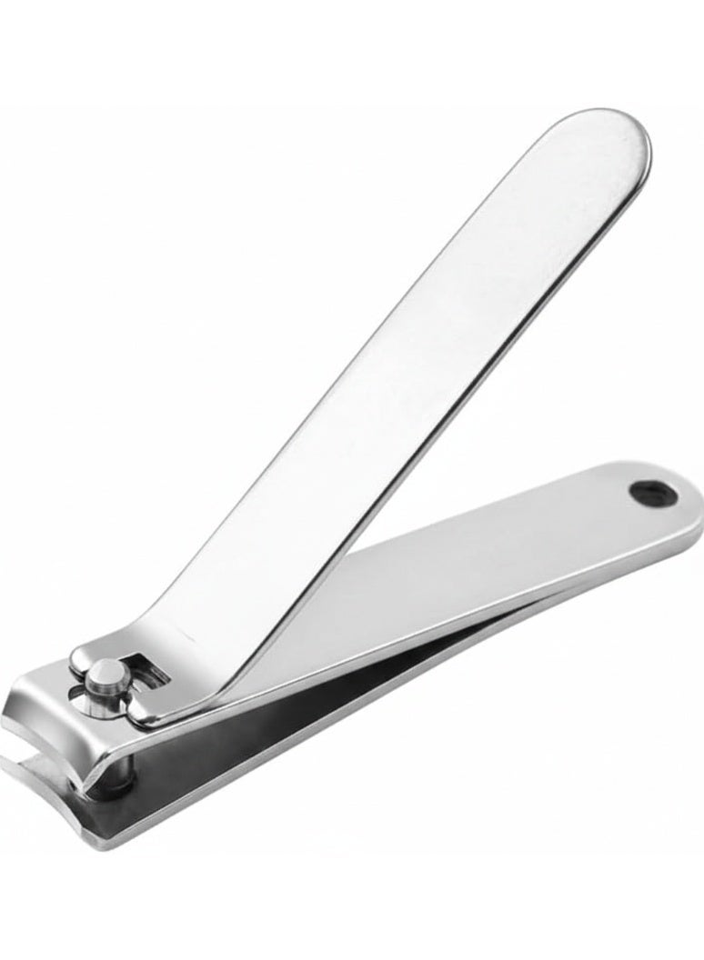 قصافة أظافر معدنية عالية الجودة من الفولاذ المقاوم للصدأ للعناية الشخصية والعناية بالأظافر اليدين والقدمين، أداة تقليم أظافر دقيقة وحادة للشعر القصير والطويل، تصميم عملي كلاسيكي مع رافعة للضغط وشفرات مقوسة متينة لقص الأظافر بدقة ونظافة، مثالية للاستخدام المنزلي والمهني، مقاومة للصدأ وسهلة الحمل والتنقل، أداة تجميلية متينة لإزالة الأطراف الزائدة والاعتناء بالأظافر لجميع الأعمار، أداة قص أظافر يدوية احترافية للعناية الشخصية اليومية ولتقليم الأظافر بشكل آمن وسريع ودقيق. - Image 2