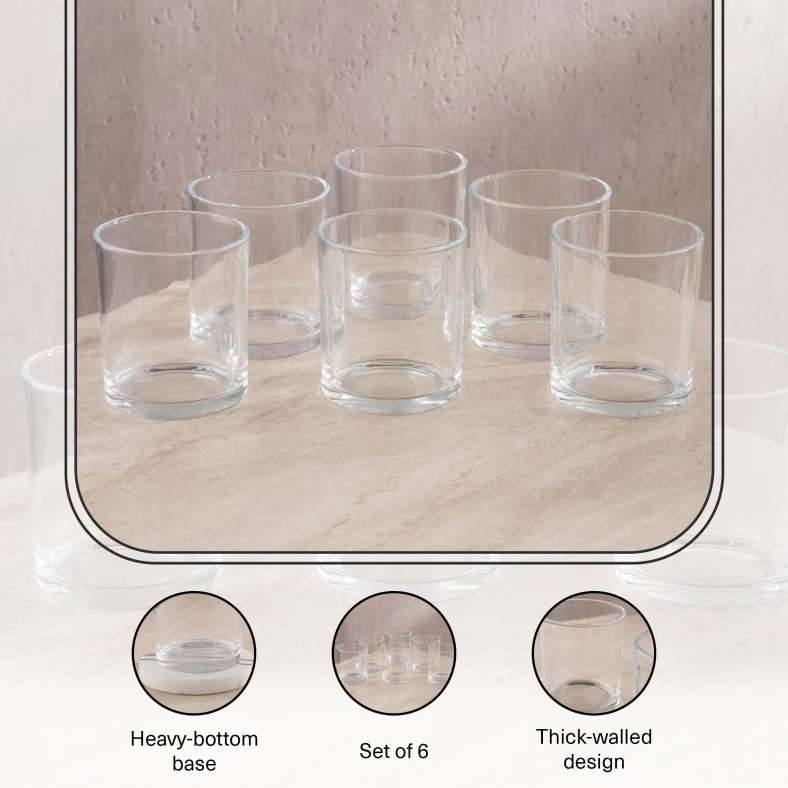 Pan Home Essentials 6-Piece Dof Glass Set 300ml -Clear - 174ZBM9900194 - Image 5