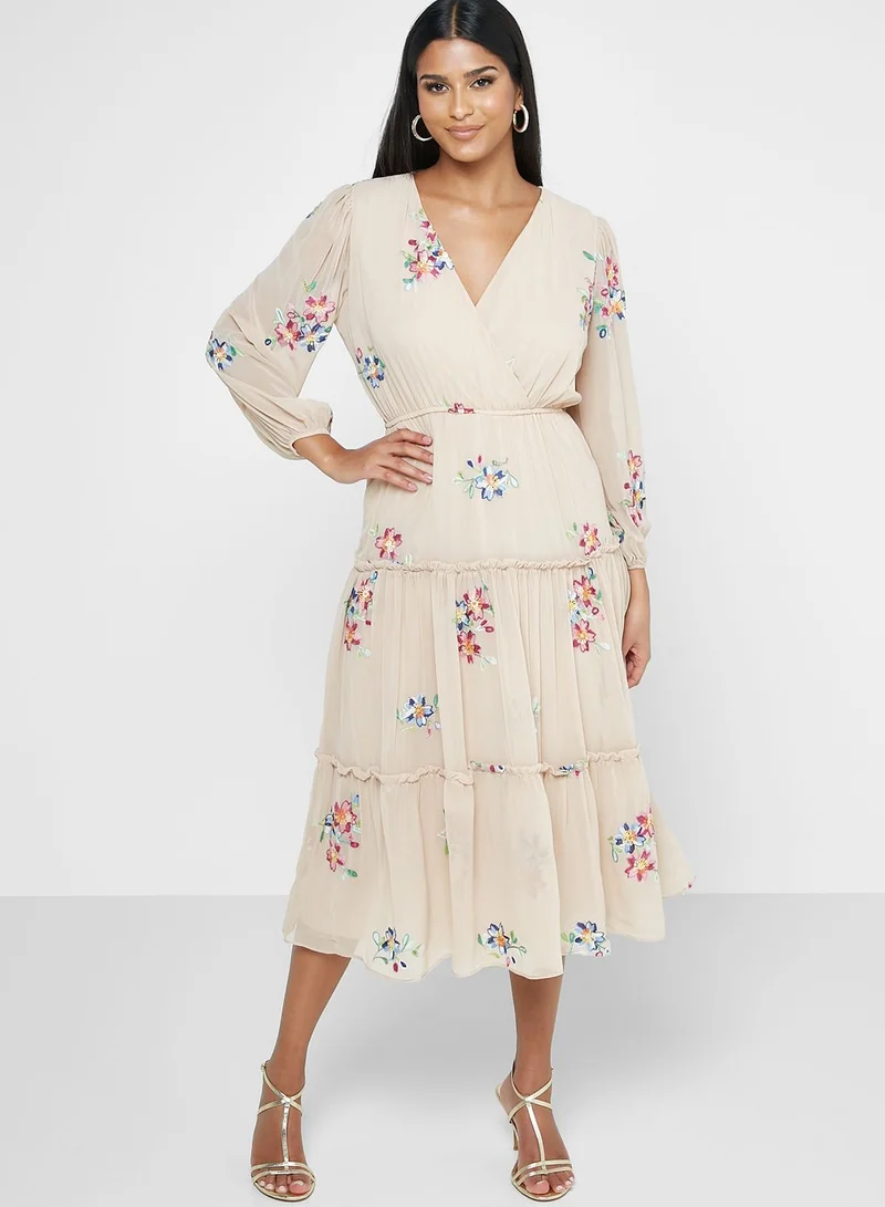 FYOR Floral Printed  Dress