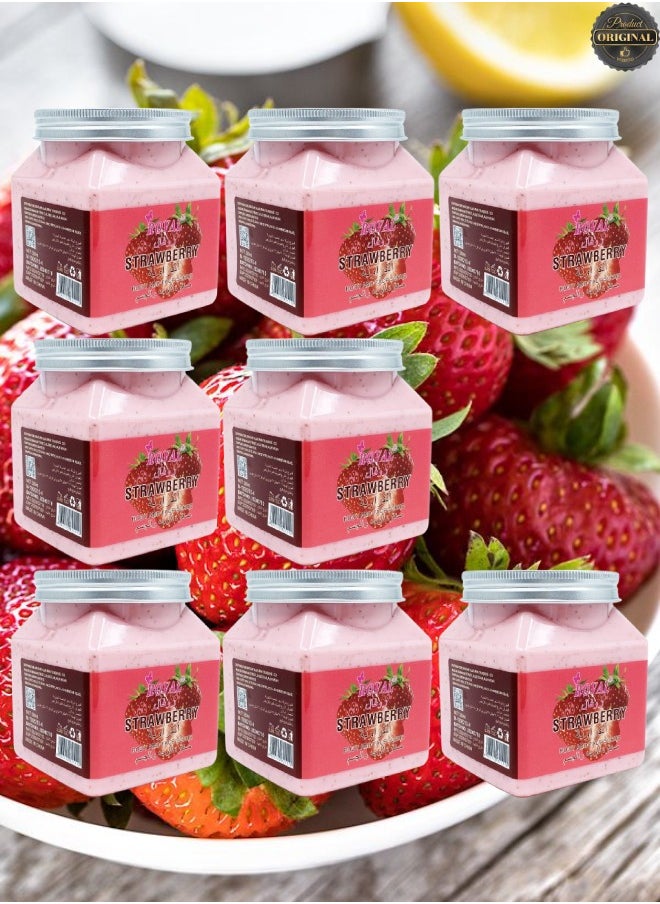 ROVAL - 8 Pieces Strawberry Body And Face Scrub - Image 1