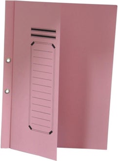 Bafix Cardboard File Half Covers 50 Pack Pink 