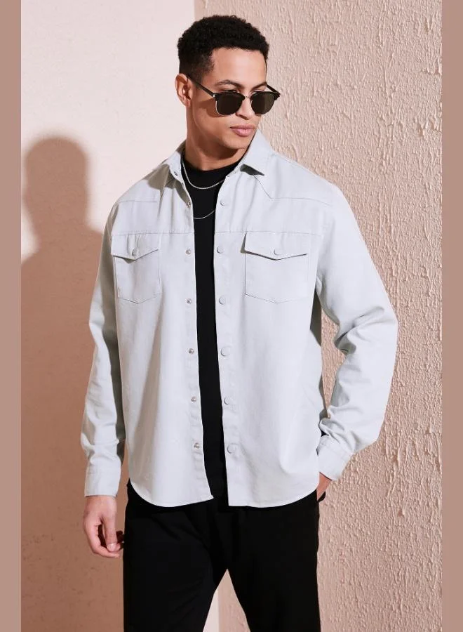 Buratti Cotton Regular Fit Double Pocket Shirt Men's SHIRT CF24W116927