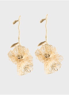 ELLA Oversized Floral Drop Earrings  - Image 1
