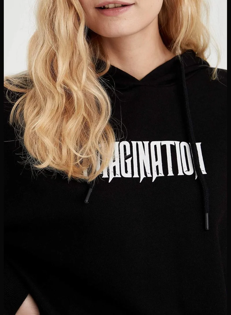 DeFacto Woman Regular Fit Hooded Sweat Shirt
