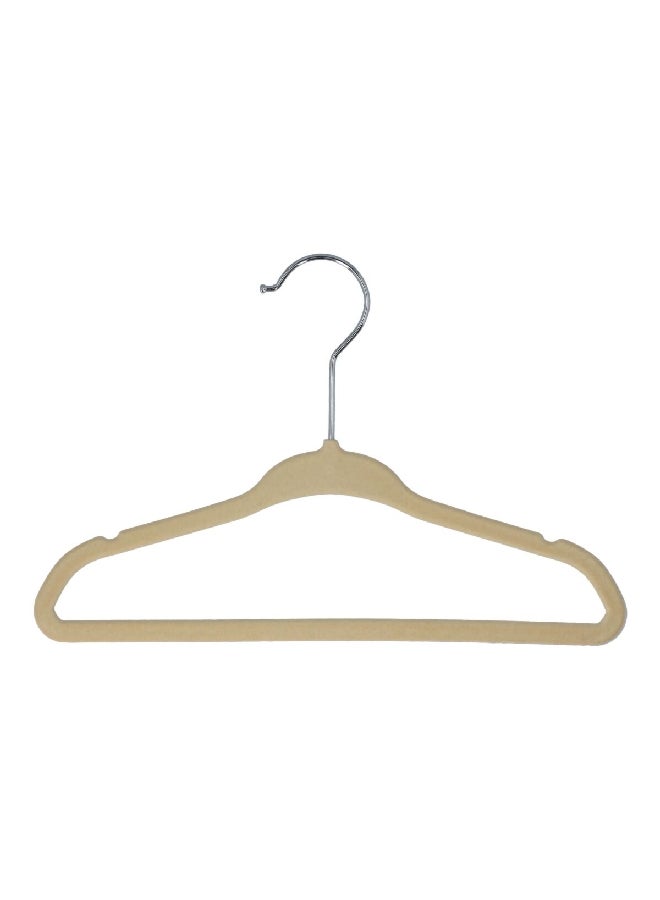 HONEY BEE 5-Piece Flock Hanger Silver and Beige - Image 1