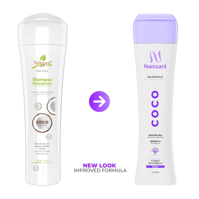 naissant Coconut Treatment Mask| Specialized in Deep Repairing and Hydrating Dry Hair | Moisturizing, Protector for Dry, Damaged, Color Treated & Natural Hair | Salt & Paraben Free (10.1 Fl Oz) - Image 2