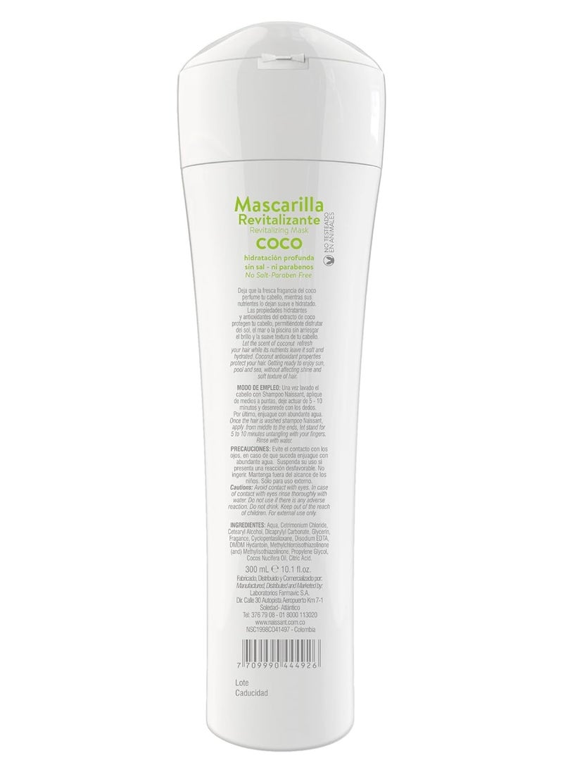 Naissant naissant Coconut Treatment Mask| Specialized in Deep Repairing and Hydrating Dry Hair | Moisturizing, Protector for Dry, Damaged, Color Treated & Natural Hair | Salt & Paraben Free (10.1 Fl Oz)  - Image 2