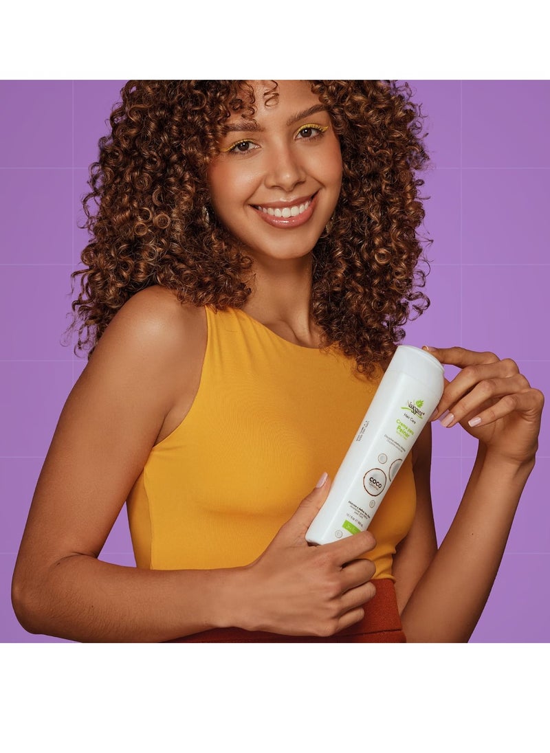 Naissant naissant Coconut Treatment Mask| Specialized in Deep Repairing and Hydrating Dry Hair | Moisturizing, Protector for Dry, Damaged, Color Treated & Natural Hair | Salt & Paraben Free (10.1 Fl Oz)  - Image 3