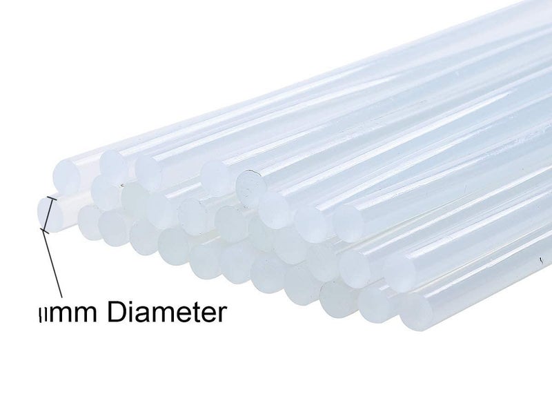 53ARTS All Purpose Transparent Hot Melt Glue Sticks for Glue Gun Pack of 10 PCS 11mm X 75 inches Stick  - Image 5