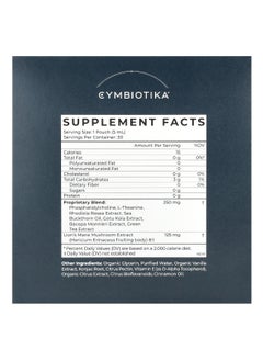 Cymbiotika Cymbiotika, Golden Mind, Brain Health, Vanilla Chai, 30 Pouches, 5 ml Each  - Image 2