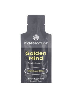 Cymbiotika Cymbiotika, Golden Mind, Brain Health, Vanilla Chai, 30 Pouches, 5 ml Each  - Image 3
