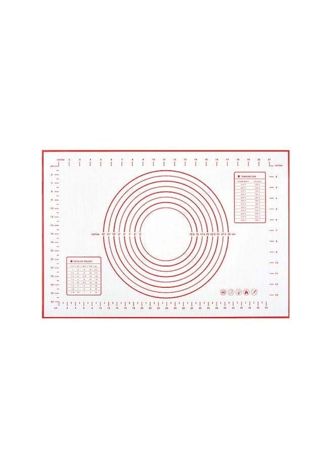 Silicone Baking Mat,40*60cm Non-Slip Pastry Mat for Rolling Dough, Pie Crust & Fondant, Oven Liner with Measurement - Image 1
