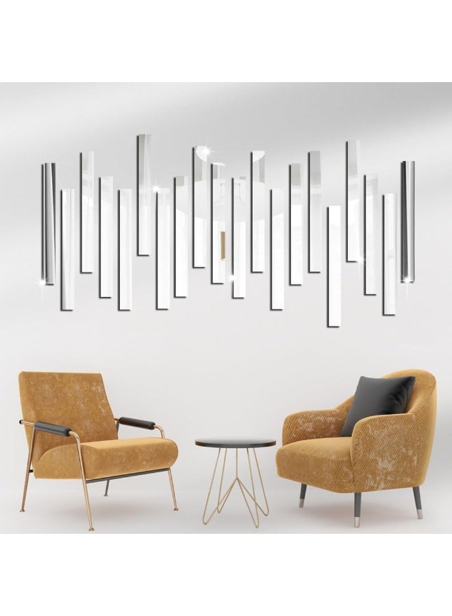 TPGP طقم TPGP من 20 ملصق مرآة لاصق ذاتي على شكل ماسة، مرآة أكريليك ثلاثية الأبعاد قابلة للإزالة، فن ديي، بلاط مقاوم للماء، ملصقات أثاث، ديكور داخلي للجدران، للمنزل، غرفة المعيشة، غرفة النوم - Image 3