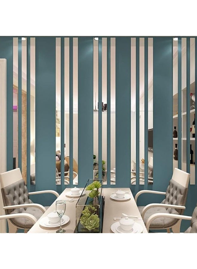 TPGP طقم TPGP من 20 ملصق مرآة لاصق ذاتي على شكل ماسة، مرآة أكريليك ثلاثية الأبعاد قابلة للإزالة، فن ديي، بلاط مقاوم للماء، ملصقات أثاث، ديكور داخلي للجدران، للمنزل، غرفة المعيشة، غرفة النوم - Image 4